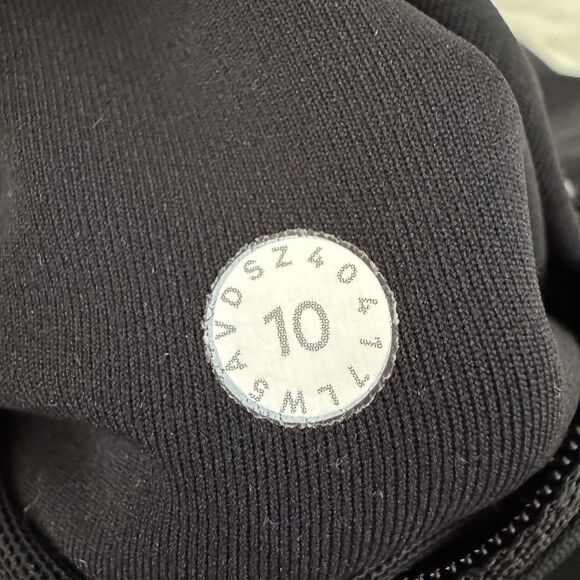 Lululemon Speed Up Tight Women’s Size 10 Black Leggings 28” Luxtreme Yoga Pocket - Picture 7 of 14